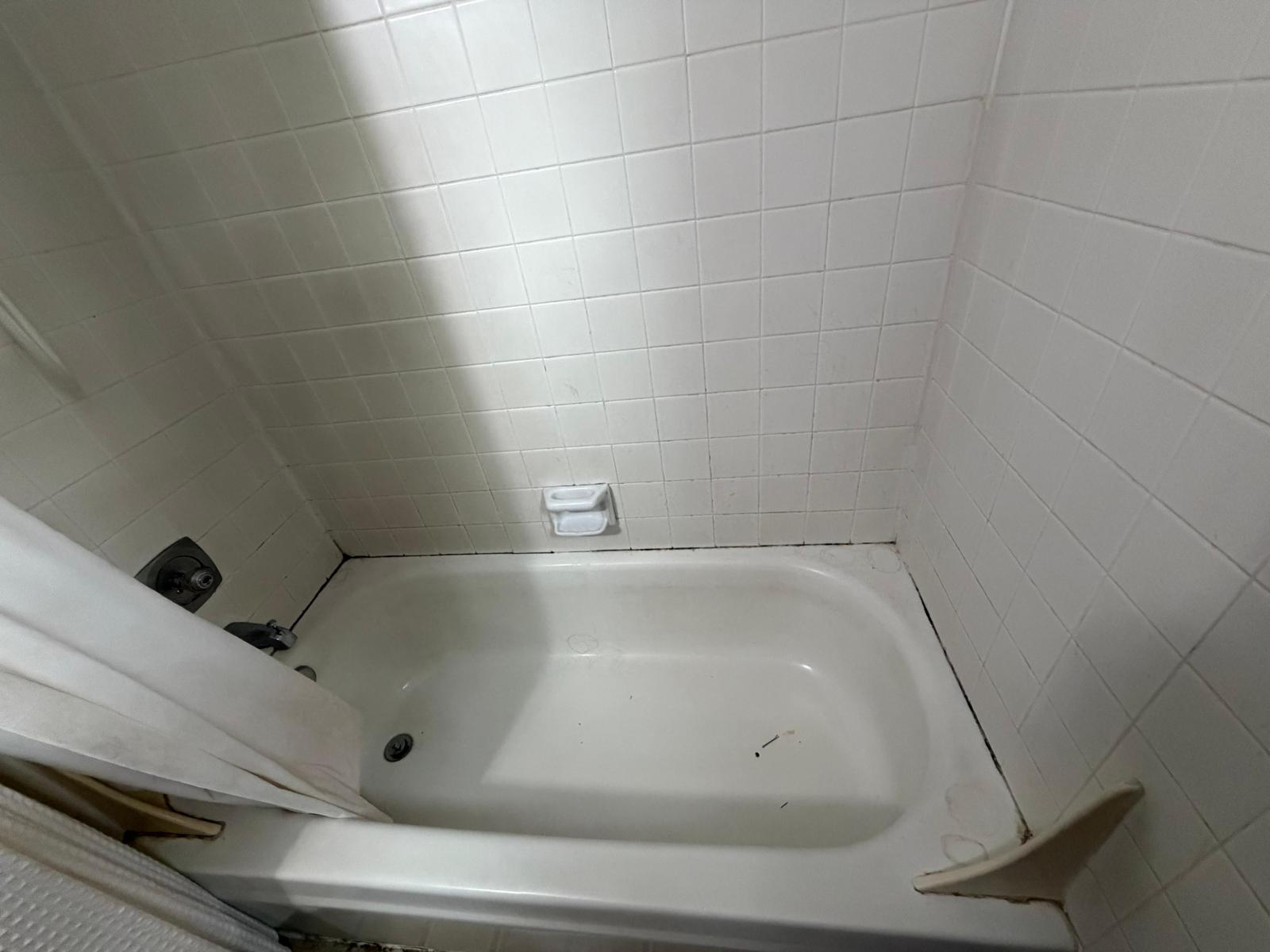 Bathtub before cleaning service